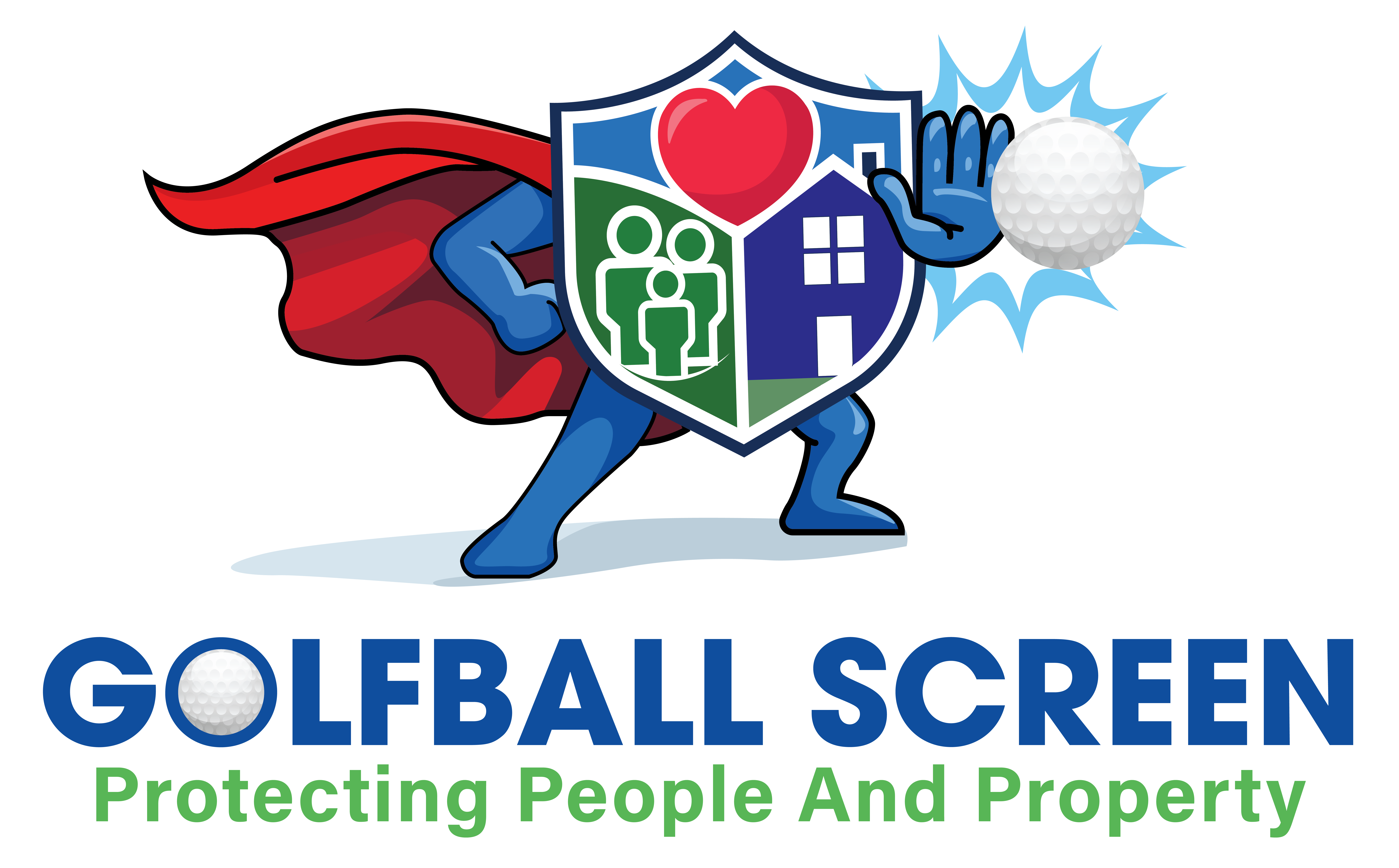 Golfball Screen-Super Shield Vertical-RGB